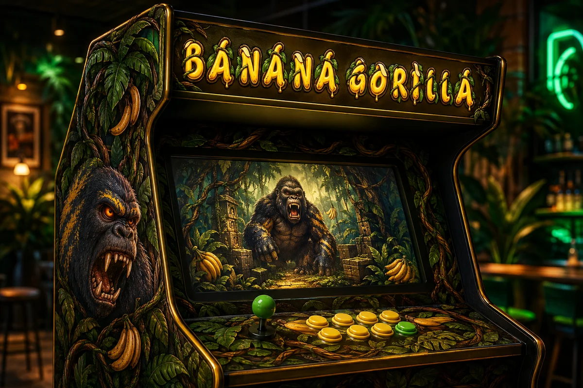 Banana Gorilla used on a jungle arcade cabinet