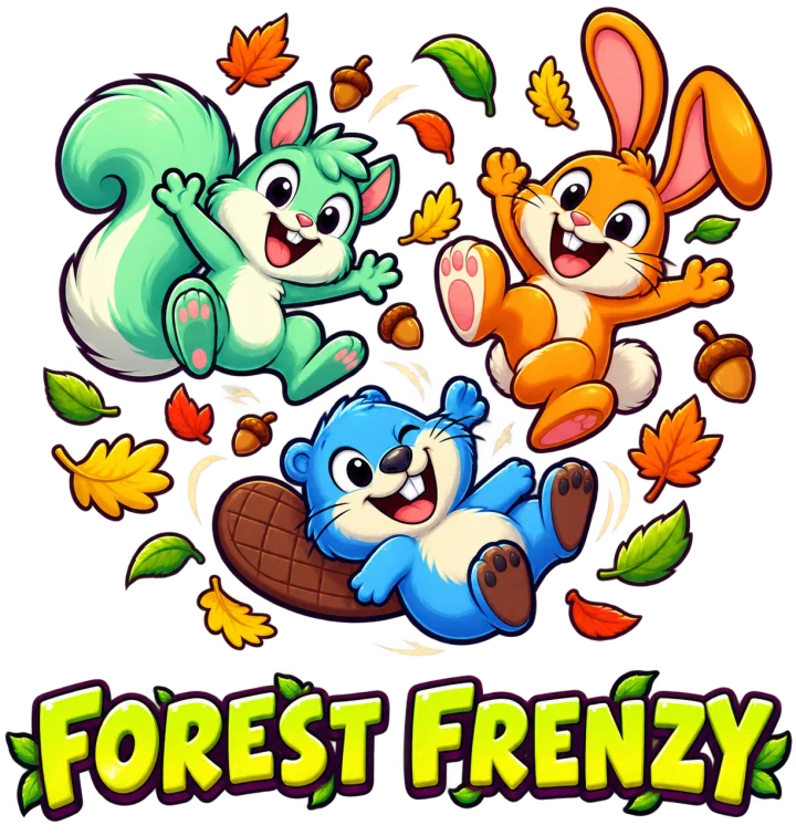 Original Forest Frenzy lettering artwork